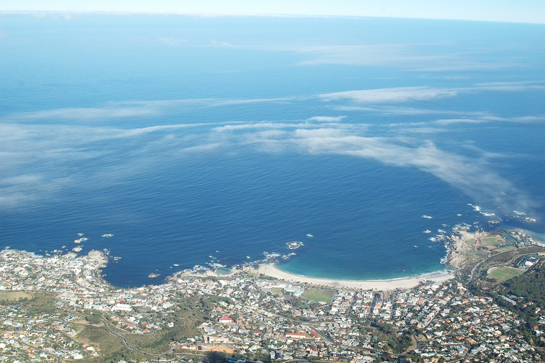 La ville et la baie du Cap vue de 