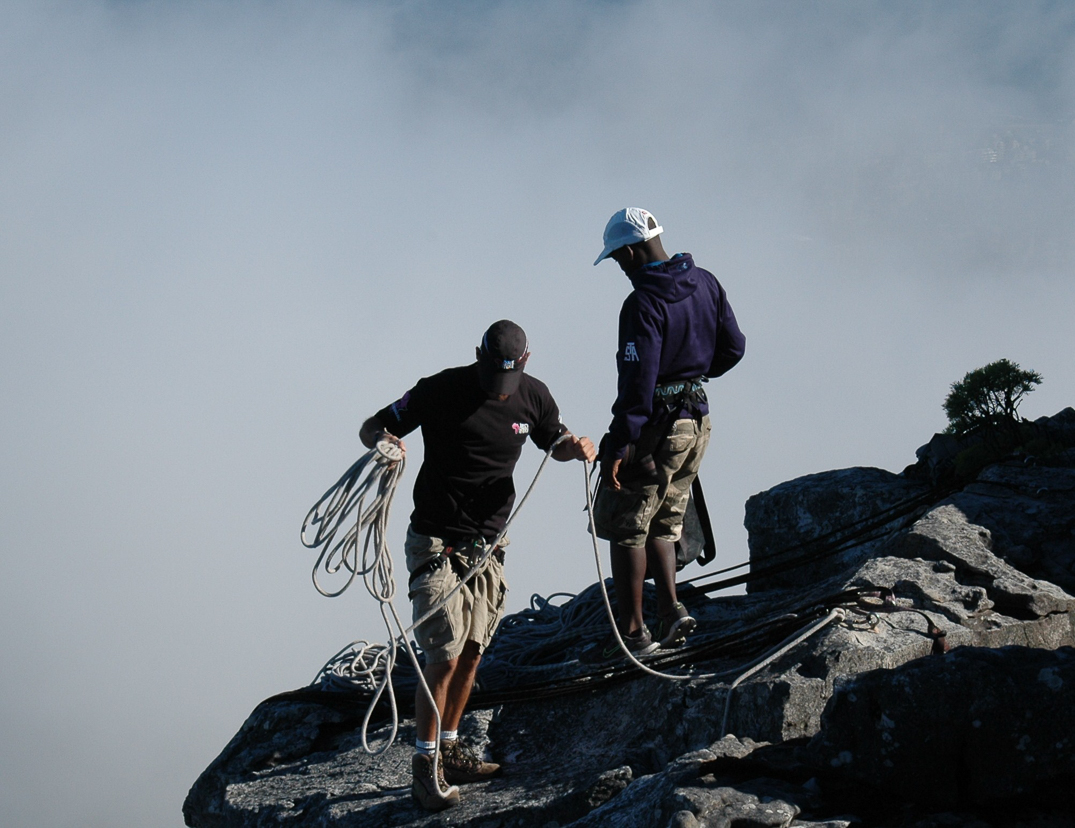 Des alpinistes à 