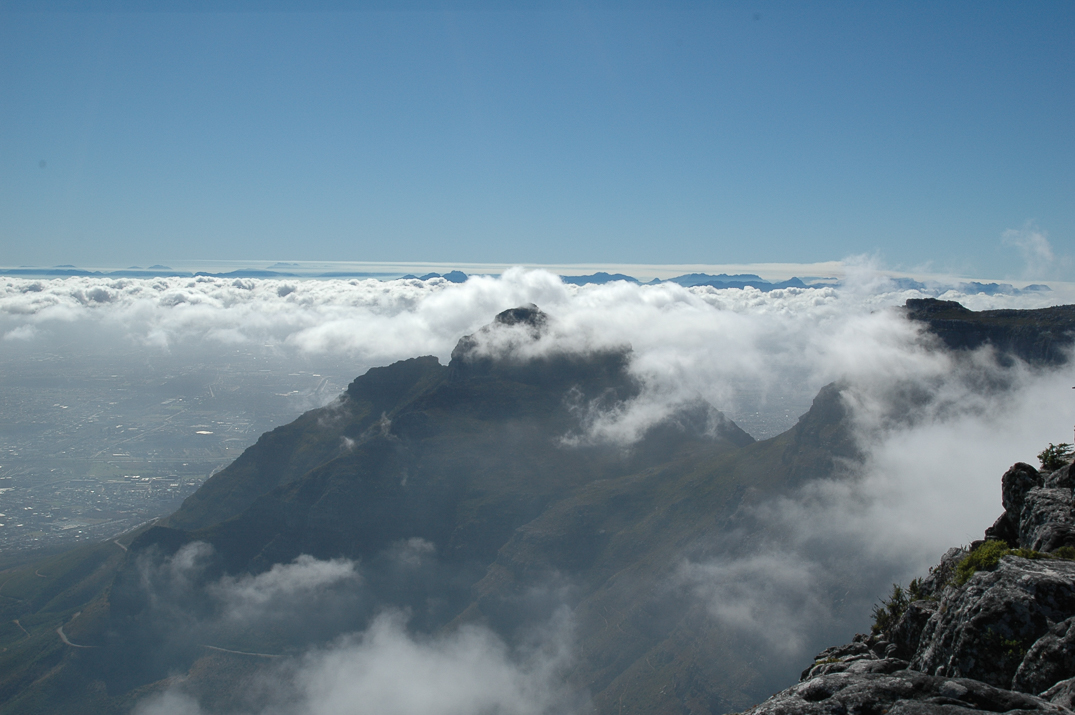 Panorama de nuages vu de 